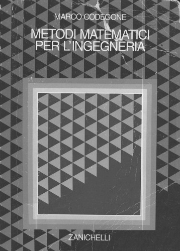 Metodi matematici per l'ingegneria