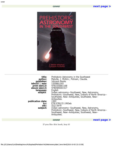 Prehistoric Astronomy in the Southwest