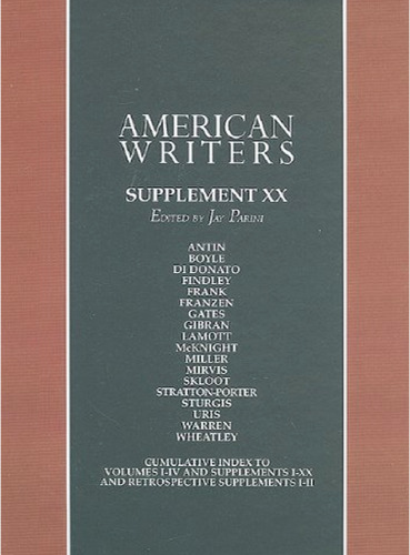 American Writers, Supplement XX
