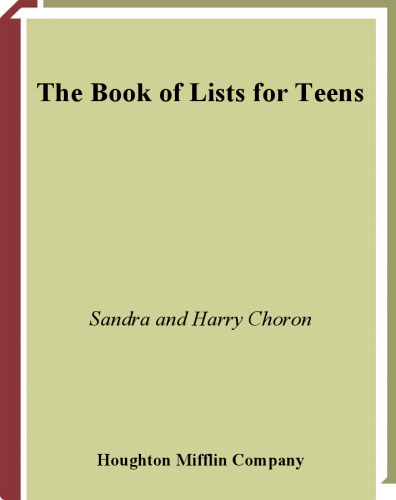 The Book of Lists for Teens
