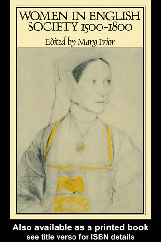 Women in English Society, 1500-1800
