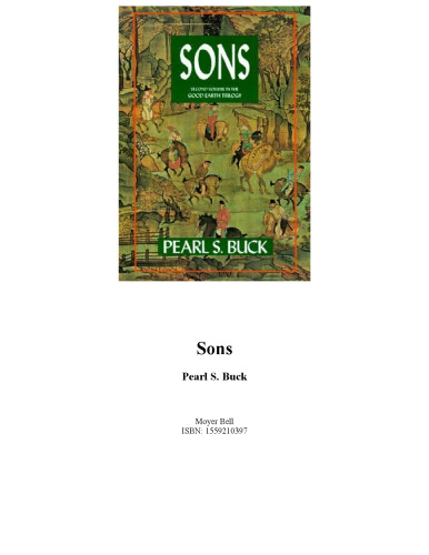 Sons (Good Earth Trilogy, Vol 2)