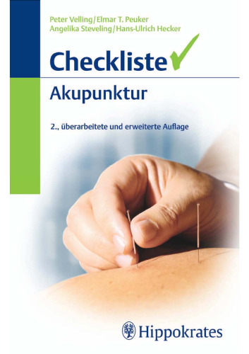 Checkliste Akupunktur, 2. Auflage