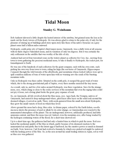 Tidal Moon