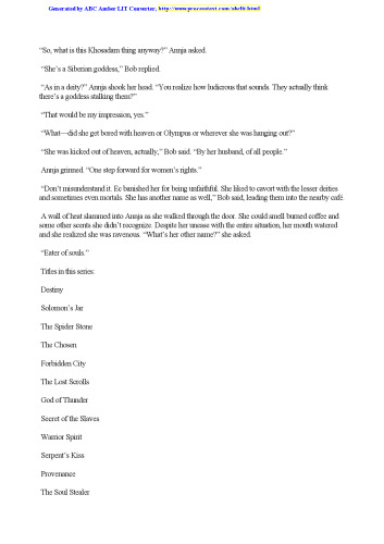 The Soul Stealer (Rogue Angel, Book 12)