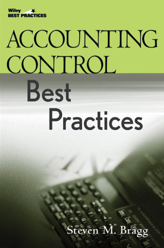 Accounting Control Best Practices (Wiley Best Practices)