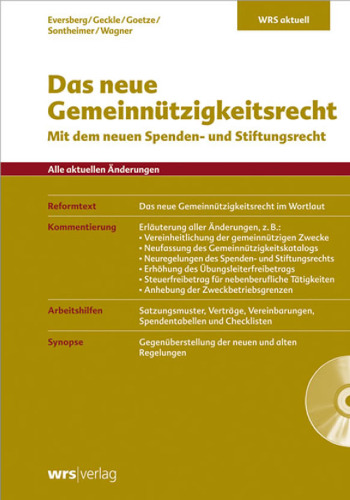 Das neue Gemeinnützigkeitsrecht