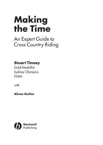 Making the Time: An Expert Guide to Cross Country Riding