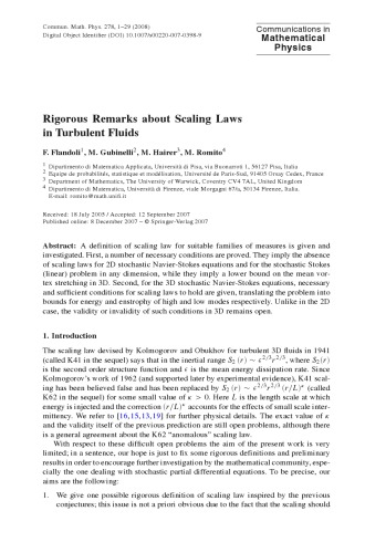 Communications In Mathematical Physics - Volume 278