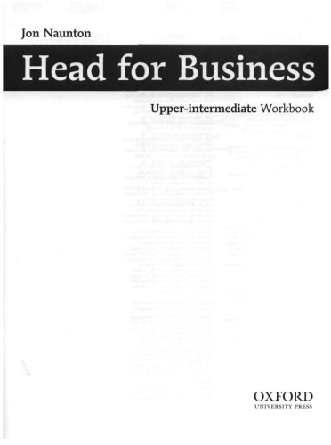 Head for Business:  Upper-intermediate Workbook