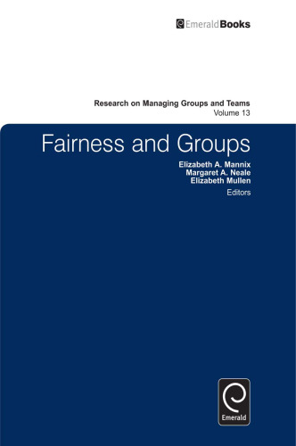 Fairness and Groups, Volume 13