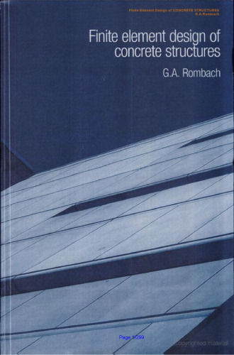 Finite Element Design of Concrete Structures