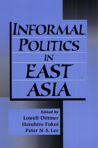 Informal Politics in East Asia
