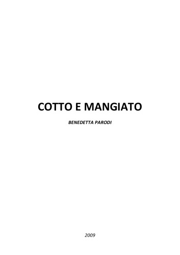 Cotto E Mangiato