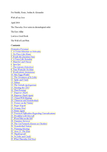 Something Rotten: Thursday Next Mystery