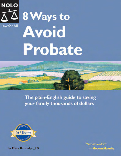 8 Ways to Avoid Probate, 5th edition 2004