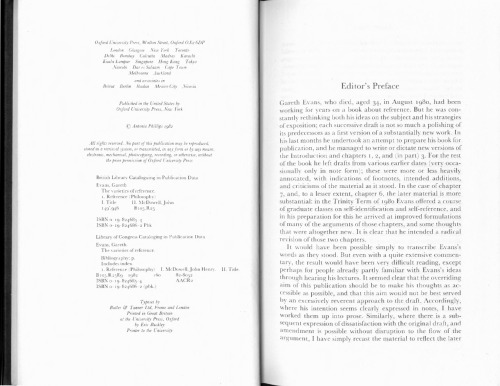 The Varieties of Reference (Clarendon Paperbacks)