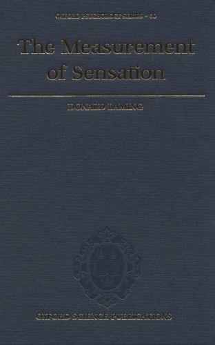 The Measurement of Sensation (Oxford Psychology Series)