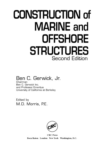 Construction of Marine and Offshore Structures, Second Edition