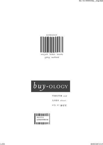 Buyology: Truth and Lies About Why We Buy