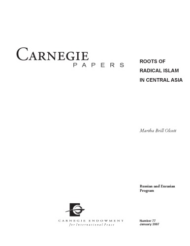 Roots of Radical Islam in Central Asia
