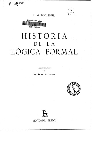 Historia de la Lógica Formal