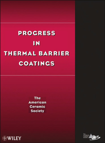 Progress in Thermal Barrier Coatings (Progress in Ceramic Technology)
