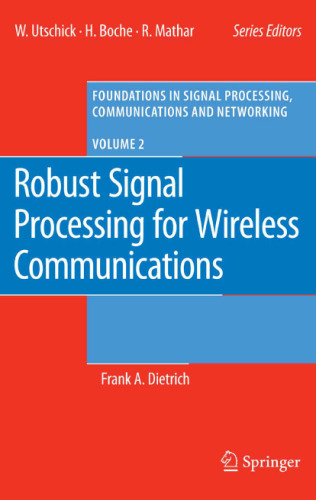 Robust Signal Processing for Wireless Communications