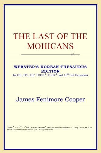 The Last of the Mohicans (Webster's Korean Thesaurus Edition)