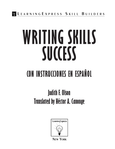 Writing Skills Success