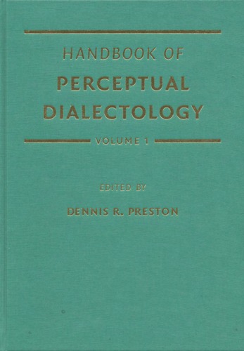 Handbook of Perceptual Dialectology ~ Volume 1