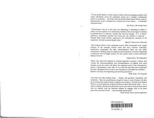 The Birth of the Modern World: 1780-1914 (Blackwell History of the World)