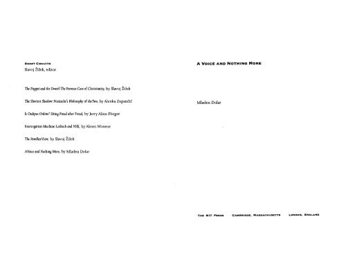 A Voice and Nothing More (Short Circuits)