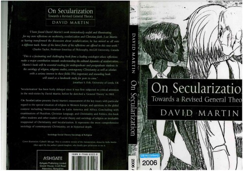 On Secularization: Towards A Revised General Theory