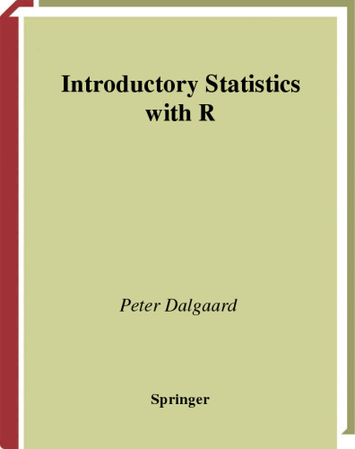 Introductory Statistics with R