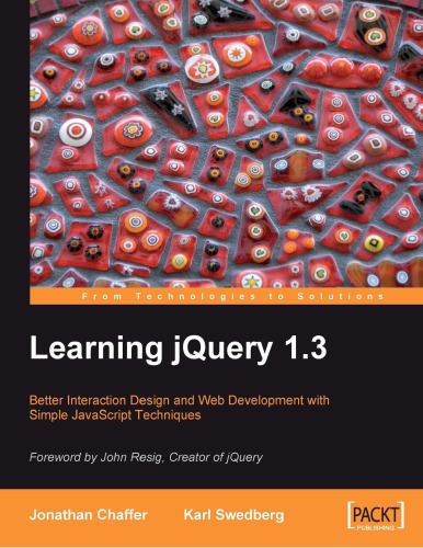 Learning jQuery 1.3