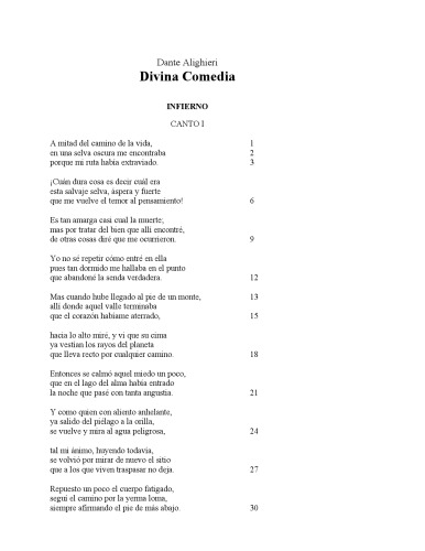 La Divina Comedia (Literatura Medieval) Spanish