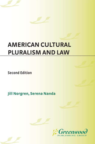 American Cultural Pluralism and Law: Second Edition