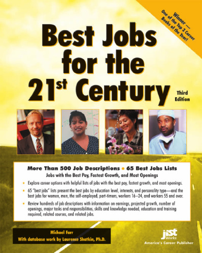 Best Jobs for the 21st Century, 3rd Edition