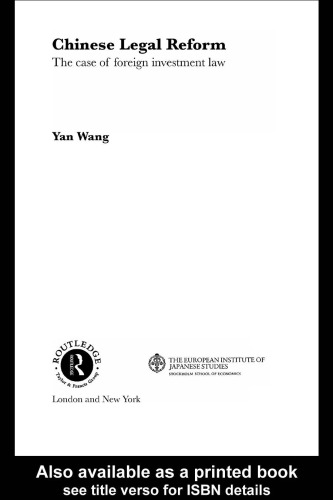 Chinese Legal Reform (European Institute of Japanese Studies East Asian Economics & Business Ser)