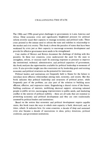 Challenging the State: Crisis and Innovation in Latin America and Africa