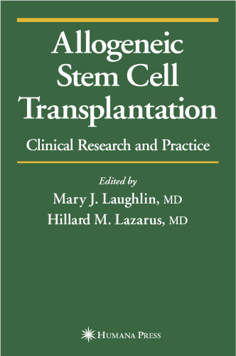 Allogeneic Stem Cell Transplantation (Current Clinical Oncology)