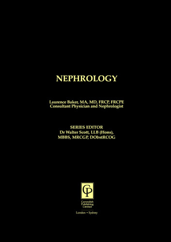 Nephrology For Lawyers (Medic0-Legal Practitioner Series)