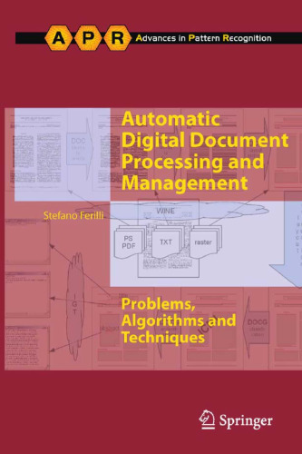 Automatic Digital Document Processing and Management: Problems, Algorithms and Techniques