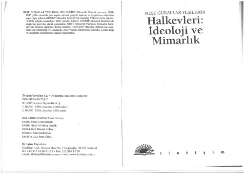 Halkevleri: İdeoloji ve Mimarlık