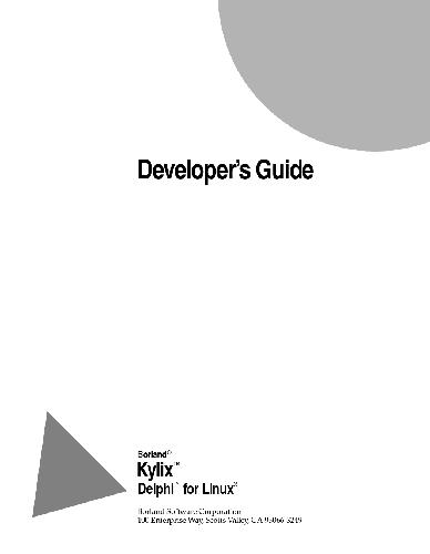 Kylix Developer's Guide