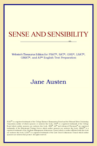 Sense and Sensibility (Webster's Thesaurus Edition)