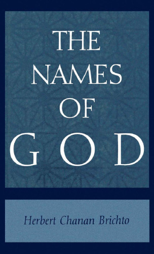 The Names of God: Poetic Readings in Biblical Beginnings