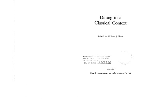 Dining in a Classical Context