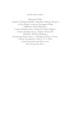 Giacomo Joyce. With an Introduction and Notes by Richard Ellmann